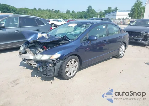 2010 Honda Civic Lx из США, поврежденный, VIN 2HGFA1F56AH580031